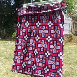 Lula Roe Cassie Pencil Skirt XL